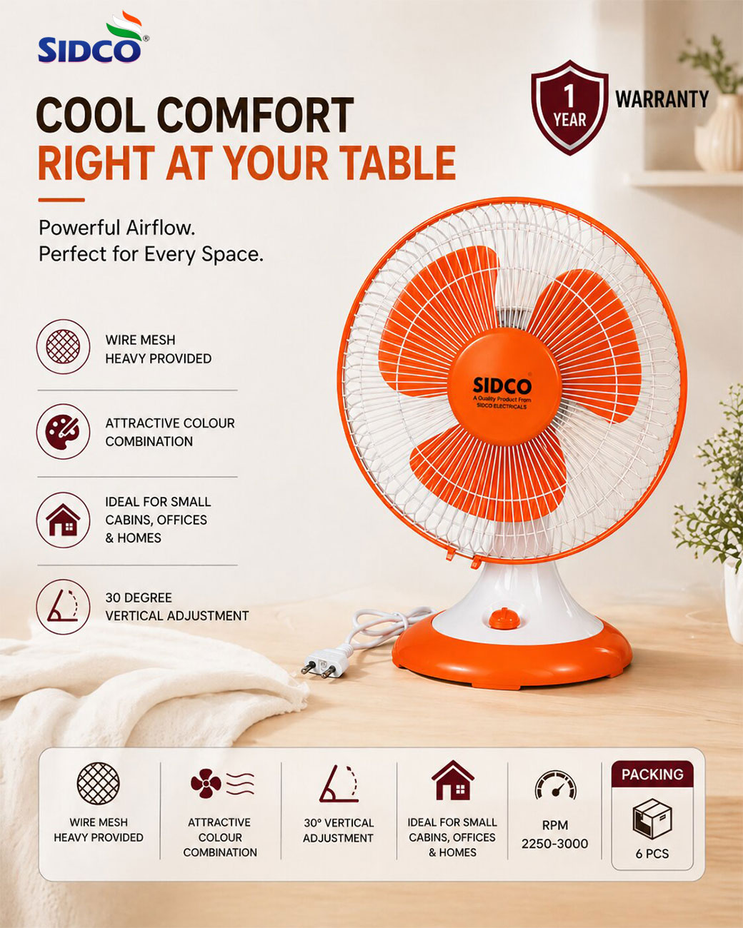 Table Fan